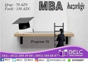 Magistraturanın II mərhələsi üzrə MBA (Master of Business Administration) Proqramına hazırlıq kurslarında iştirak edin