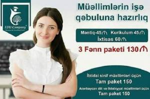 Müəllim olmaq istəyənlərin nəzərinə!