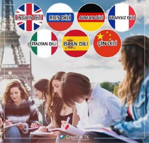 İngilis, Rus, Alman, Fransız, İspan, Çin, Koreya dili kurslarına qeydiyyat davam edir!!!