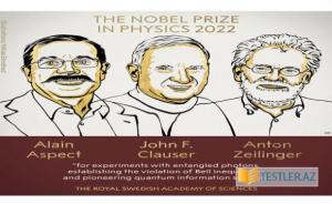 Fizika üzrə Nobel mükafatının qalibləri açıqlandı