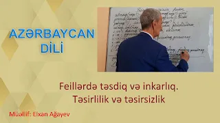 Feillərdə təsdiq və inkarlıq. Təsirlilik və təsirsizlik. Azərbaycan dili. Dərs 27.