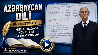 Söz birləşmələri. İkinci və üçüncü növ təyini söz birləşmələri. Azərbaycan dili