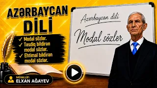 Modal sözlər. Təsdiq bildirən modal sözlər. Ehtimal bildirən modal sözlər. #azerbaycandili