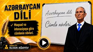 Cümlə. Məqsəd və intonasiyaya görə cümlənin növləri. Azərbaycan dili #azerbaycandili #testler