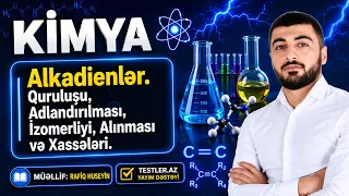 Alkadienlər. Quruluşu, Adlandırılması, İzomerliyi, Alınması və Xassələri | Kimya #kimya #testler